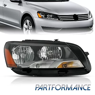 For 2012 2013 2014 2015 Volkswagen Passat Halogen Headlight W/ Bulb Passenger RH • $65.99