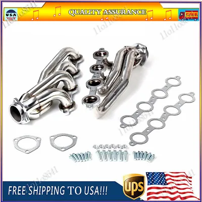 Exhaust Manifold Headers For 02-16 Chevy Silverado 1500 2500HD 4.8L 5.3L 6.0L • $146.99