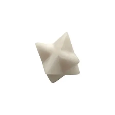 Small Merkaba Star 2cm White Agate • £6.95