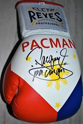 $288.99 • Buy Manny Pacquiao Signed Autographed Boxing Glove + Team COA + PAC MAN Inscription
