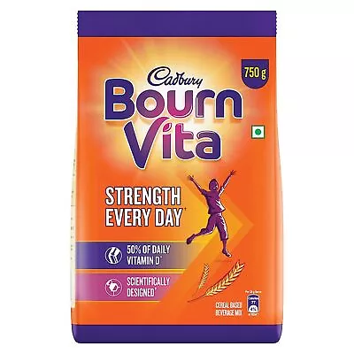 Cadbury Bournvita Chocolate Nutrition Drink With Calcium & Vitamin D 750gm Pouch • £11.66