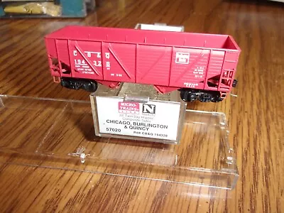 Micro-trains A 57020 N-scale Chicago Burlington & Quincy Hopper #194328 • $15.75