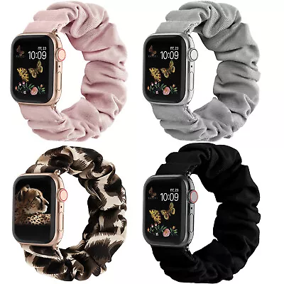 For Apple Watch Bands Scrunchy Strap IWatch Series SE 9 8 7 6 5 4 3 2 1 38-45mm • £8.19