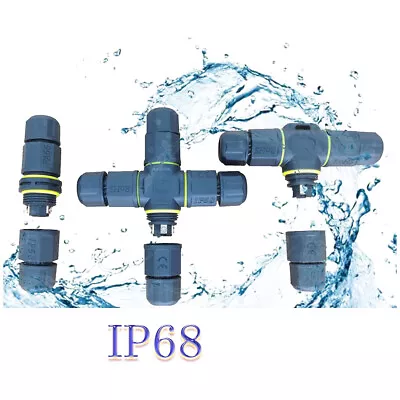 2/3/4Pole Core Joint Outdoor IP68 Waterproof Electrical Cable Wire Connector Box • $8.09