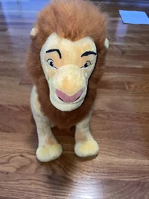 Disney Toy The Lion King Mufasa 14” Plush Stuffed Animals Simba Sitting • $7.99