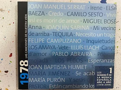 Numbers 1 1978 CD Camilo Sesto Serrat The (Amaya Tequila Sabina Elsa • $11.18