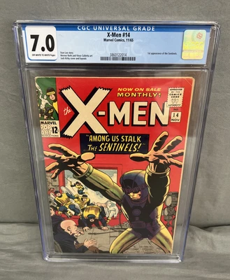 $979.99 • Buy X-Men #14 CGC 7.0 OWW 1st Appearance Of The Sentinels