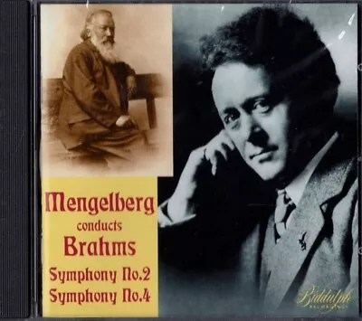 Willem Mengelberg - Brahms Symphony No. 2 & No. 4 Biddulph CD New Sealed • $16
