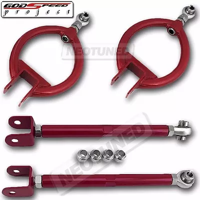 Godspeed For 240sx S13 89-94 Adjustable Rear Camber Arm + Toe Alignment • $255