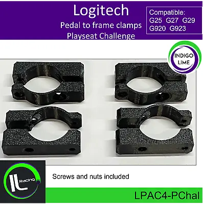 Playseat Challenge Logitech Pedal To Frame Clamps. G923. G29. G920. G27. G25. • £24.99