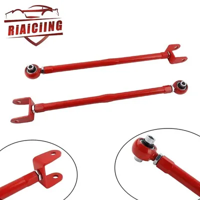 For BMW E36 E46 E85 3-Series Rear Lower Camber Control Arms Adjustable Kit Red  • $50.20