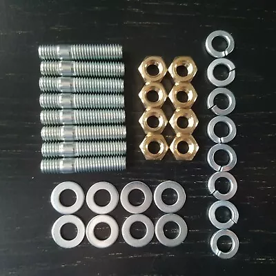 Pinto Exhaust Manifold Studs & Nuts Ford Escort Mk1 Mk2 RS Capri Zinc Studs • $16.71