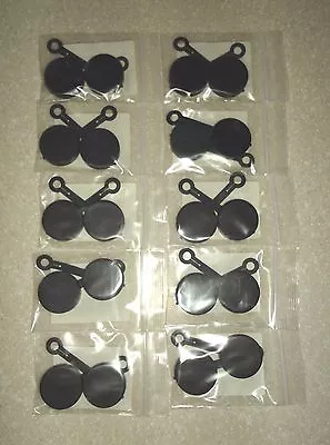 Ten (10) Pairs - U.s. Military M24 Binocular Lens Caps - New In Package • $27.99