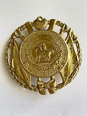 $35 • Buy Vintage CSA 5” Brass Round Trivet VA Metalcrafters