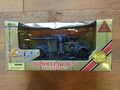 Ultimate Soldier 99338 German Panzer Gray 88mm Flak Anti-Tank Gun & 2 Crew 1/32  • $38