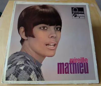 MIREILLE MATHIEU Self-titled LP 1966 LP Vinyl Record Chanson YeYe France Fontana • £4.50