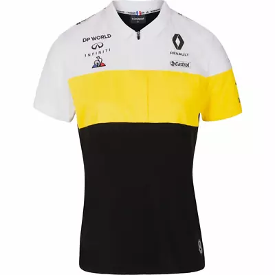 Renault F1 Women's Polo (Size L) Le Coq Sportif Short Sleeve Polo - New • £19.99