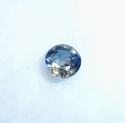 0.48 Ct ROUND Multi-color: Blue-green And Yellow Montana Sapphire Gemstone • $54.99