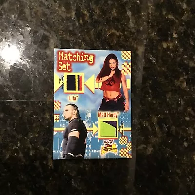 $3.99 • Buy WWF Matching Set Material Card Lita Matt Hardy