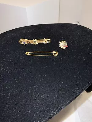 Vintage Masonic And Shriners Tie Tack And Tie Pins • $9.99