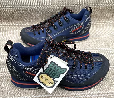 Patagonia FINN Blue Red Women's Size 6 Vibram Performance Approach Hiking Shoes • $68.99