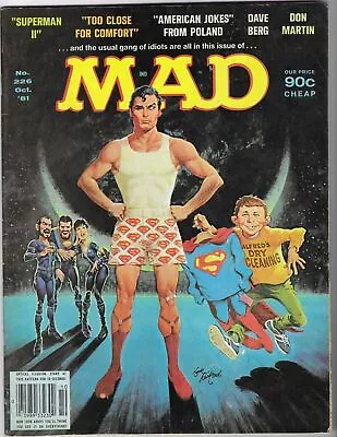 MAD MAGAZINE No. 226 October '81 SUPERMAN • $24