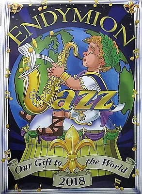 KREWE Of ENDYMION   2018  CORONATION BALL SOUVENIR THEME POSTER - QUEEN - MAIDS • $12.95