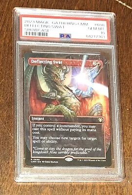 MTG Deflecting Swat PSA 10 (Gem Mint!) - Commander Masters - 698 Rare • $1.25