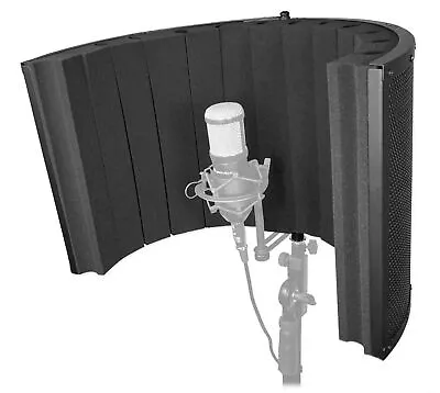 Rockville ROCKSHIELD 4 Large Studio Mic Isolation Shield Vocal Recording Booth • $39.95