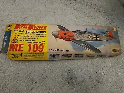 £31 • Buy Vintage Keil Kraft ME 109 Balsa Wood Model Flying Kit