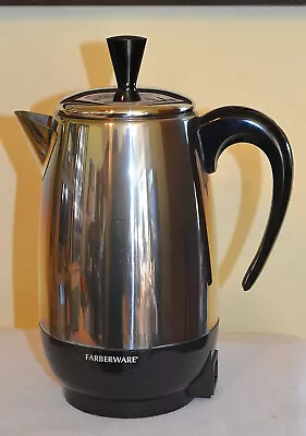 Farberware Stainless 2-8 Cup Automatic Percolator Coffee Pot Fcp280 Clean • $24