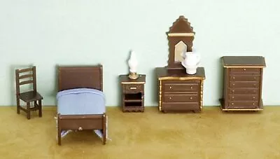 Dollhouse Miniature 1/4 Inch Scale Bedroom Set • $4.99