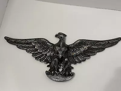 Vintage Metal 19 3/4” American Bald Eagle Wall Hanging Decor Emblem • $23.99