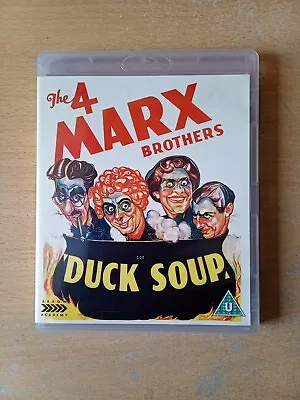 THE 4 FOUR MARX BROTHERS DUCK SOUP Blu-ray Original Movie FilmUK Arrow Release • £3.99