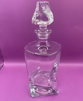 MIKASA Twisted Motion DECANTER WITH STOPPER  11” • $48