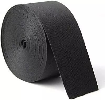 10 Yards 2 Inch Wide Black Nylon Heavy Duty Webbing Strap • $9.99