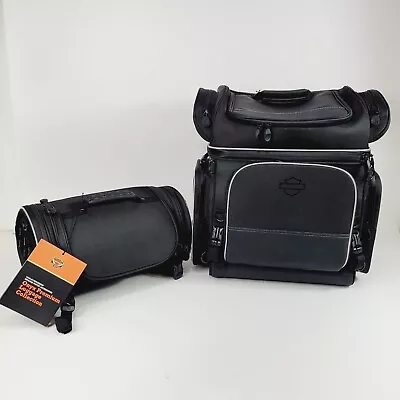 New 2 Piece Harley-Davidson Onyx Premium Luggage Collection Touring Bag 93300103 • $399.96