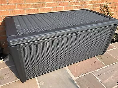 £129.95 • Buy Keter Sumatra Waterproof Rattan Style Plastic Garden Storage Deck Box XL 511Ltr 