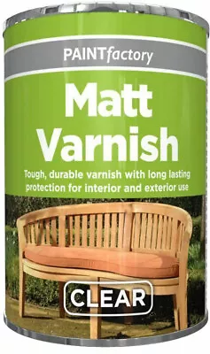 £5.49 • Buy All Purpose Clear Varnish Spray Paint Tin Matt Gloss Yacht Polyurethane DIY