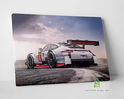 Porsche Racing Sports Car Canvas Art Wall Art Print Picture Framed Decor -E377 • £9.41