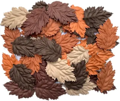 Handmade Mulberry Paper Sunflowers Leaves 70X50Mm Mulberry Paper Leaves Scrapboo • $8.22
