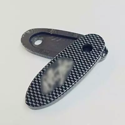 $12.19 • Buy Mirror Block Off Base Plates For Kawasaki Ninja 500R 636 Zx6R Zx7 Zx9 10R Carbon