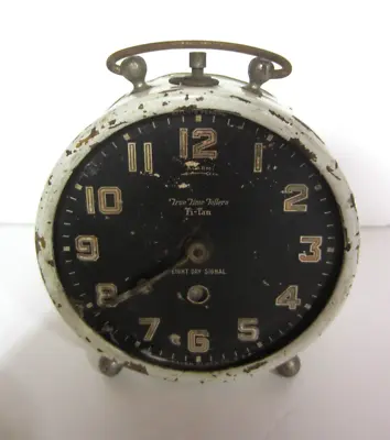 New Haven Alarm Clock Ti-Tan True Time Tellers 8 Day Signal • $12.95