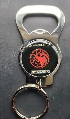 GAME OF THRONES - BOTTLE OPENER KEY RING Never Used Sky Atlantic See Picture • £4.75