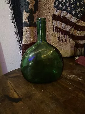 Vineyards VINTAGE Green Glass Wine Bottle Jug With Cork • $200