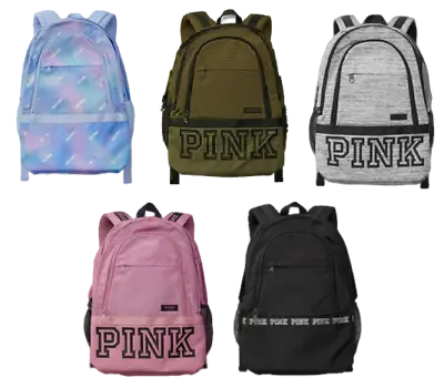 Victorias Secret Pink Collegiate Backpack 2022 Full Size Bookbag Laptop Tote Nwt • $36.75