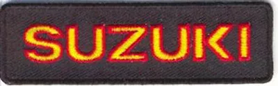 $6.75 • Buy Suzuki Emroidered Iron On Biker Patch 