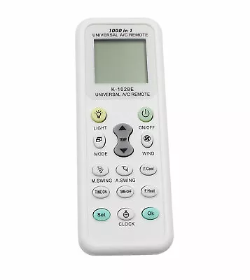 Portable Universal LCD A/C Smart Remote Controller For Air Conditioner K-1028E • $6.93