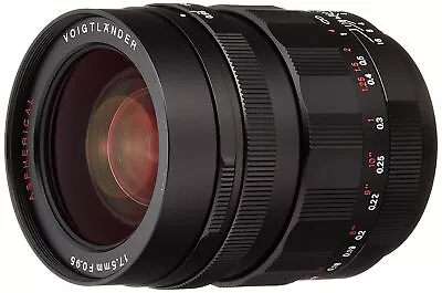 VoightLander Single Focus Lens NOKTON 17.5mm F0.95 Micro Four Thirds Compatible  • $992.92