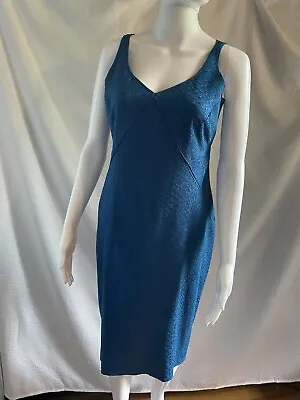 $39 • Buy Zac Posen Dress 10 Blue Party Wedding Guest